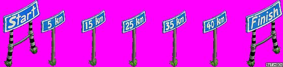 Zombie Island - Marathon Signs