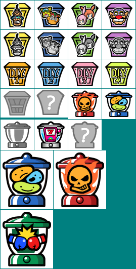 WarioWare: D.I.Y. Showcase - Shop Icons