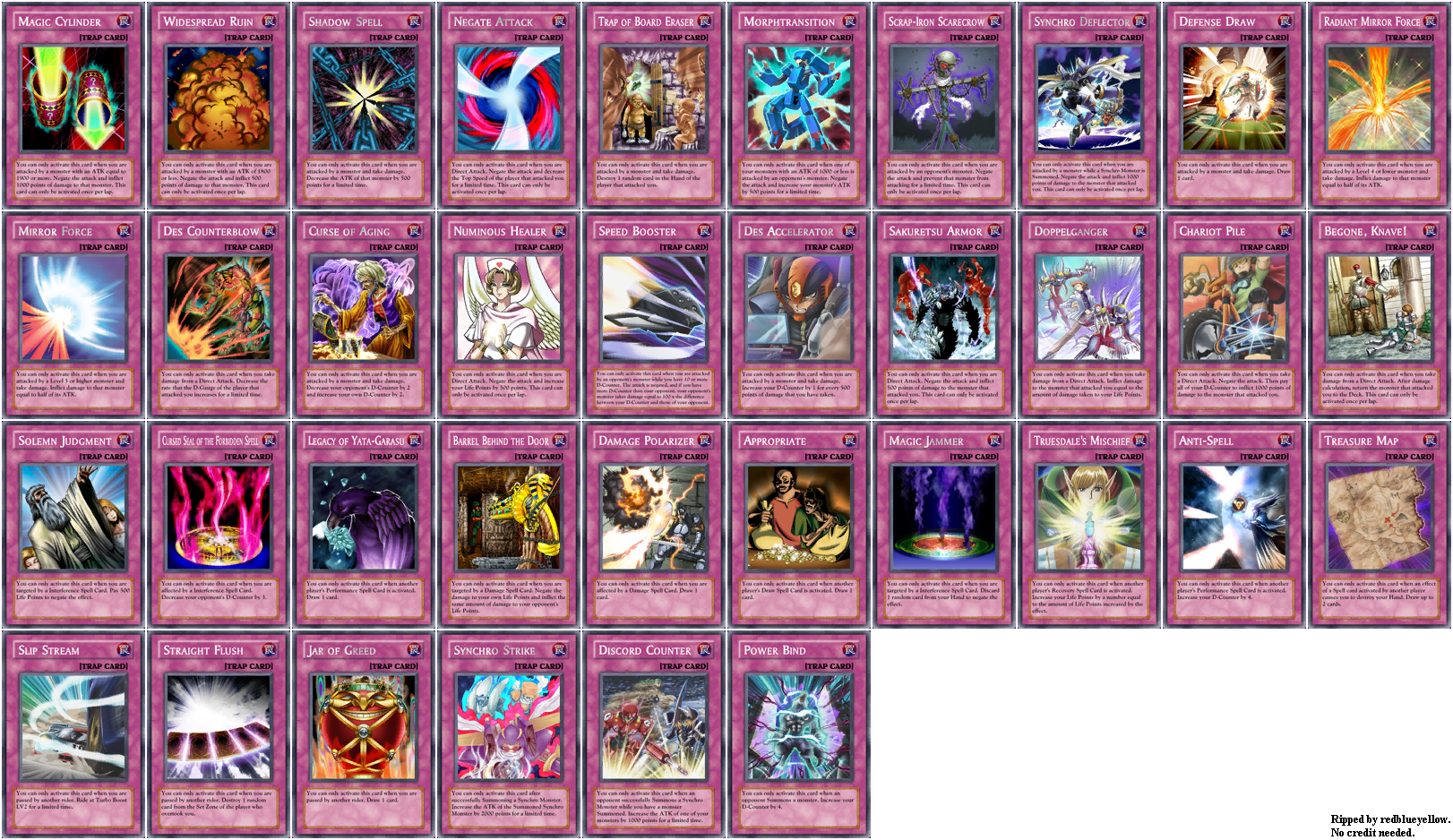 Yu-Gi-Oh! 5d's Wheelie Breakers - Trap Cards