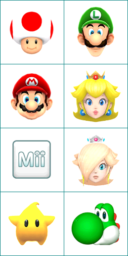 Super Mario Galaxy 2 - Character Portraits