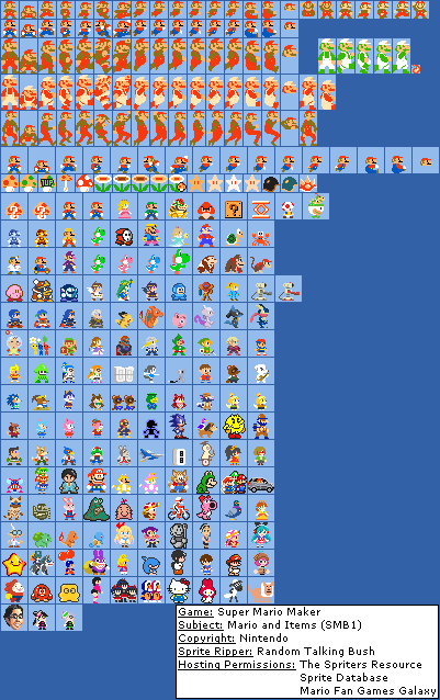 Mario Sprite Sheet Maker