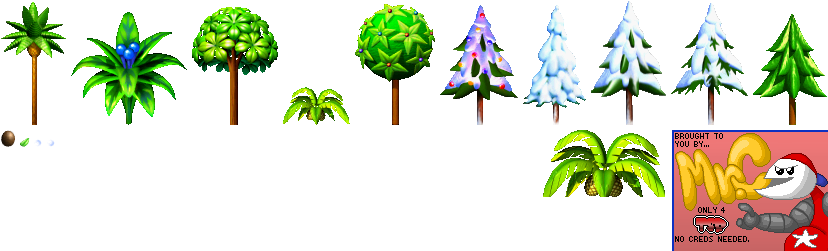 Diddy Kong Racing - Trees