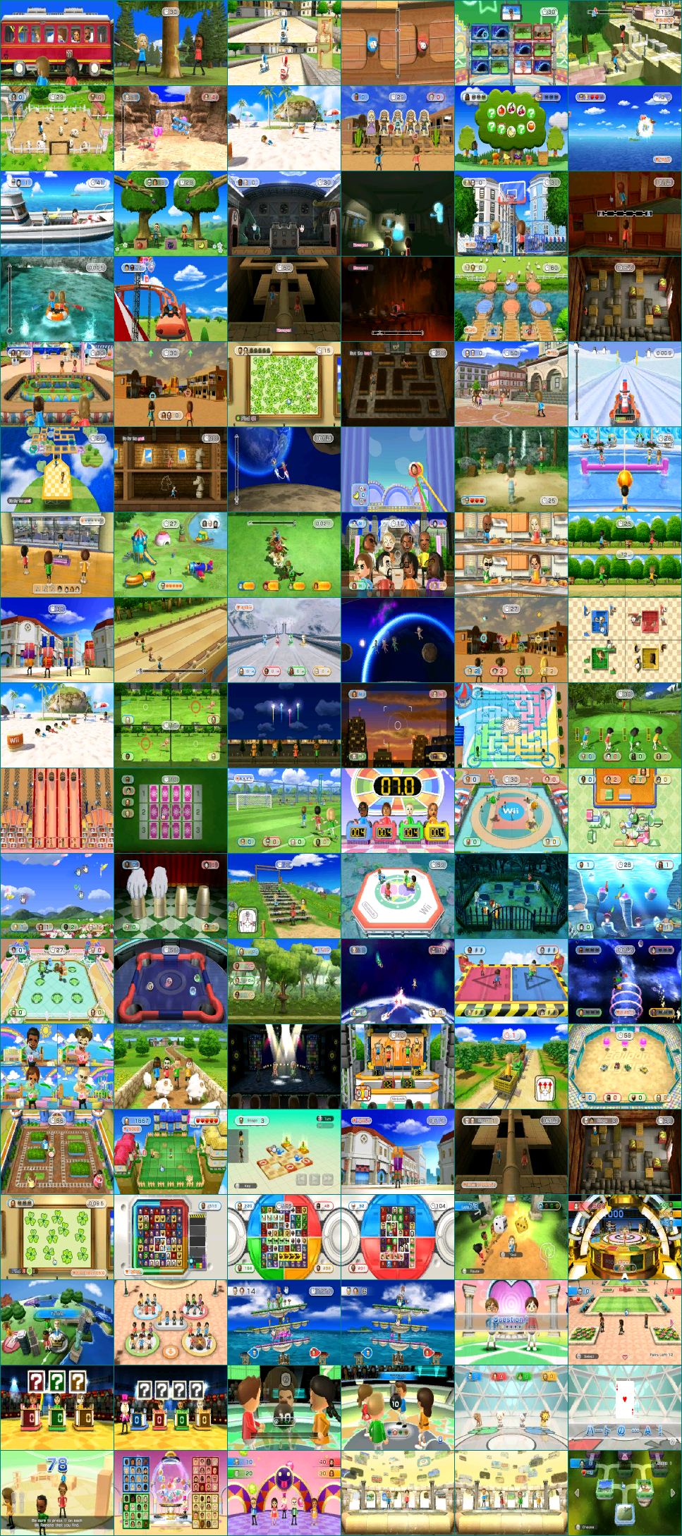 Wii Party - Minigame Icons