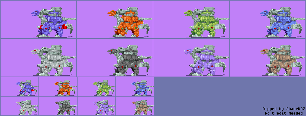 Zoids Saga DS: Legend of Arcadia - Brachio Tortoise