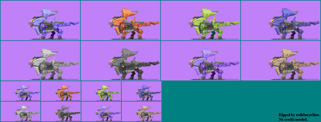 Zoids Saga DS: Legend of Arcadia - Leo Gator (Lion Mode)