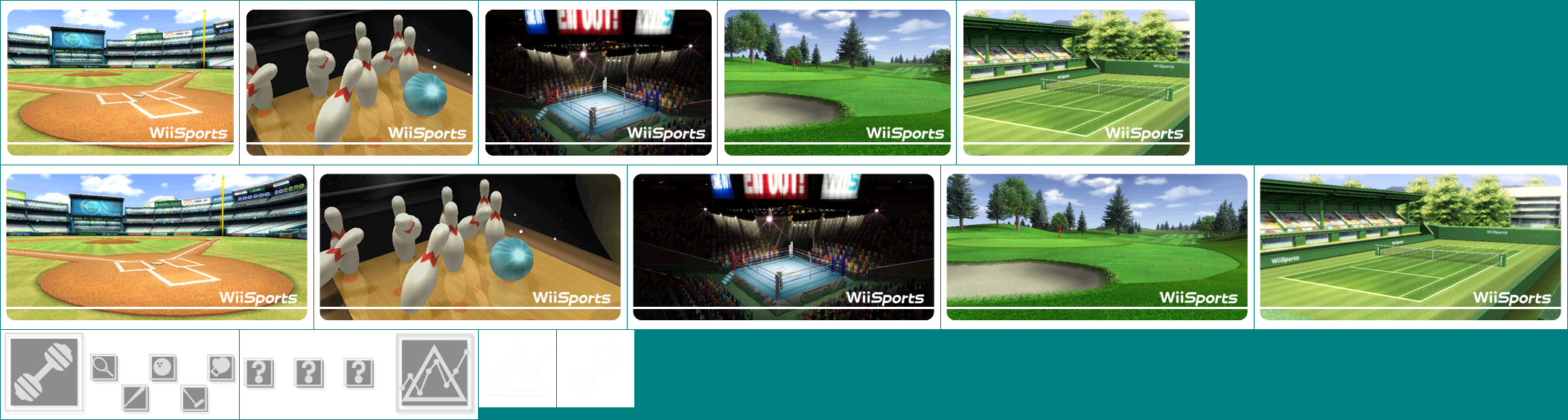 Wii Sports - Sports & Training Icons