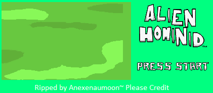 Alien Hominid - Title Screen