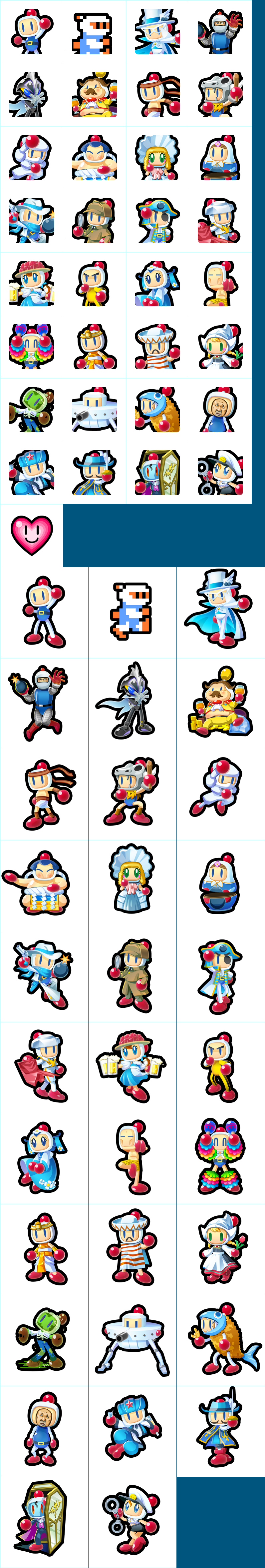 Bomberman for Android - Player Portraits and Icons