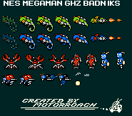 Sonic the Hedgehog Customs - Badniks (Mega Man NES-Style)