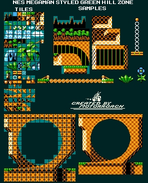 Green Hill Zone (Mega Man NES-Style)