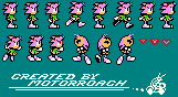 Amy Rose (Classic, Sonic Pocket Adventure-Style)