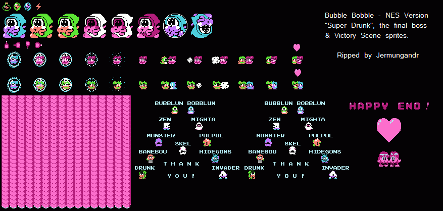 Bubble Bobble - Boss & Final Scene