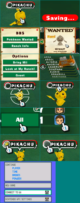 My Pokémon Ranch - Help Graphics
