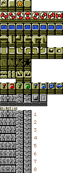 Käpt'n Blaubär: Die Verrückte Schatzsuche - Tileset