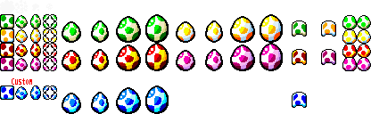 Super Mario World 2: Yoshi's Island - Eggs