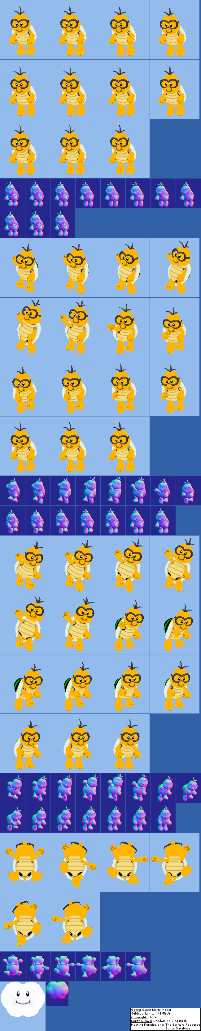 super mario maker sprites nsmbu