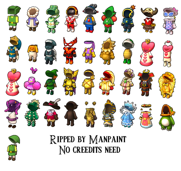 The Legend of Zelda: Tri Force Heroes - Outfits