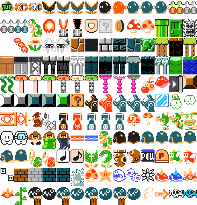 Super Mario Maker - Palette (SMB1)