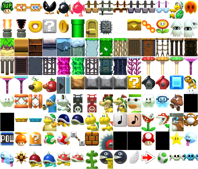 Super Mario Maker - Palette (NSMBU)