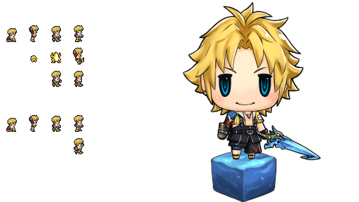 Pictlogica Final Fantasy - Tidus