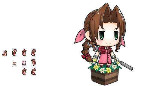 Pictlogica Final Fantasy - Aerith Gainsborough