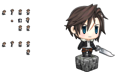 Pictlogica Final Fantasy - Squall Leonhart