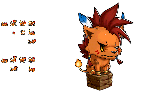 Pictlogica Final Fantasy - Red XIII