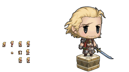 Pictlogica Final Fantasy - Basch fon Ronsenburg