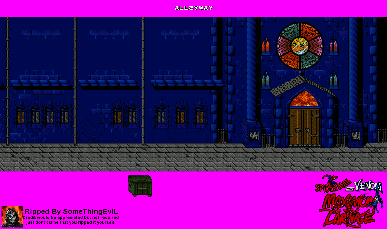 Spider-Man and Venom: Maximum Carnage - Alleyway