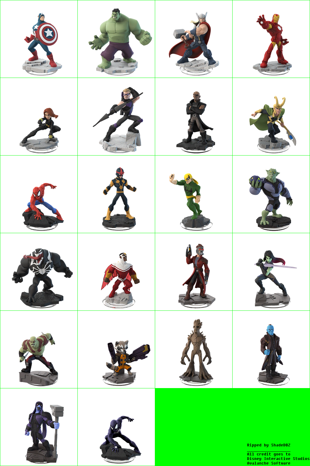 Disney Infinity 2.0 Edition: Marvel Super Heroes - Marvel Character Previews (Small)