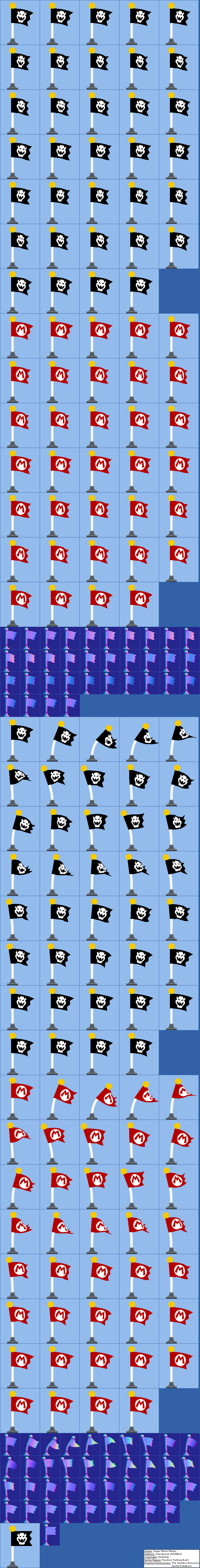 Super Mario Maker - Checkpoint Flag (NSMBU)