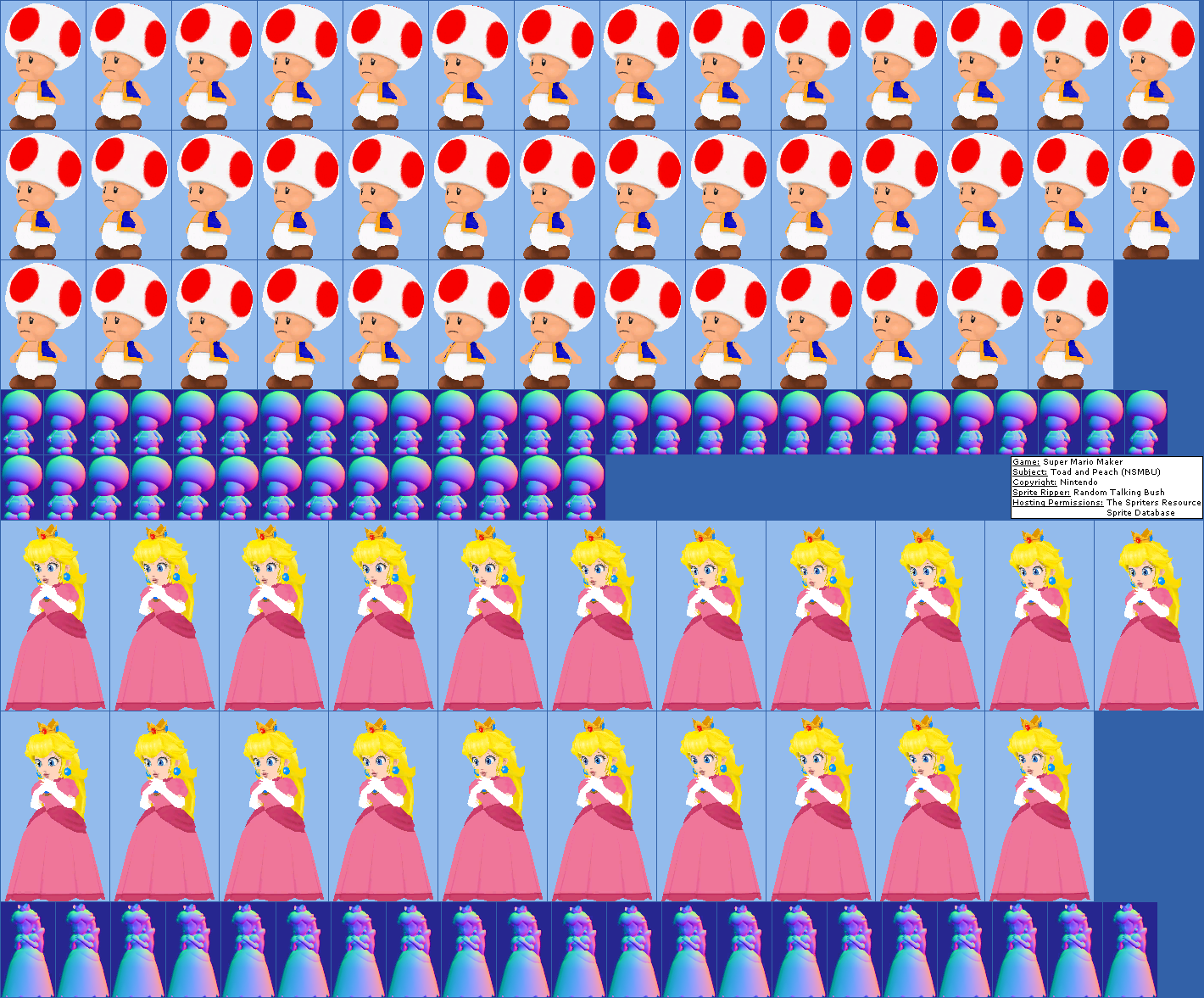 Super Mario спрайты