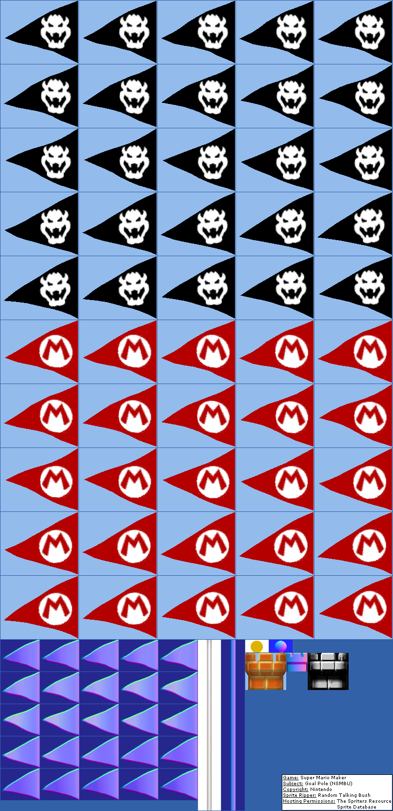Super Mario Maker - Goal Pole (NSMBU)