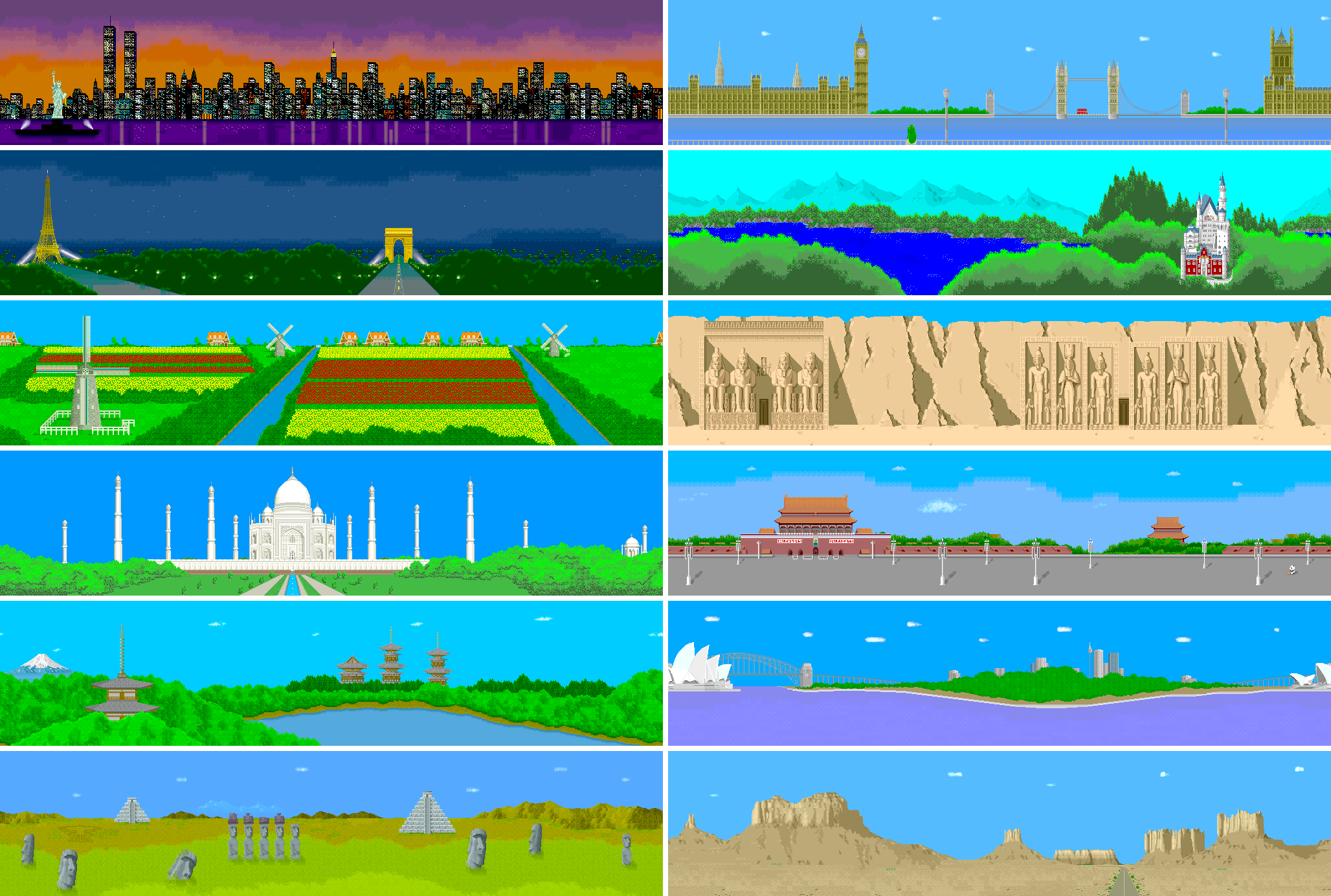City Connection - Backgrounds