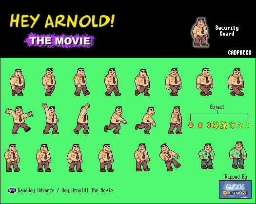 Hey Arnold! The Movie - Security Guard