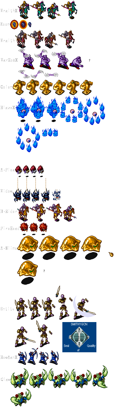 Breath of Fire - Enemies 4