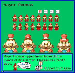 Harvest Moon: Friends of Mineral Town - Mayor Thomas