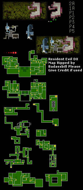 Resident Evil: Director's Cut - Map