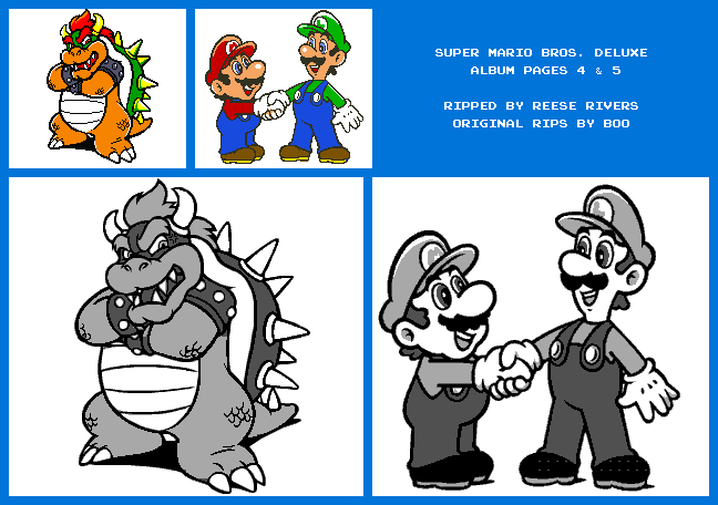 Super Mario Bros. Deluxe - Album Pages 4 & 5