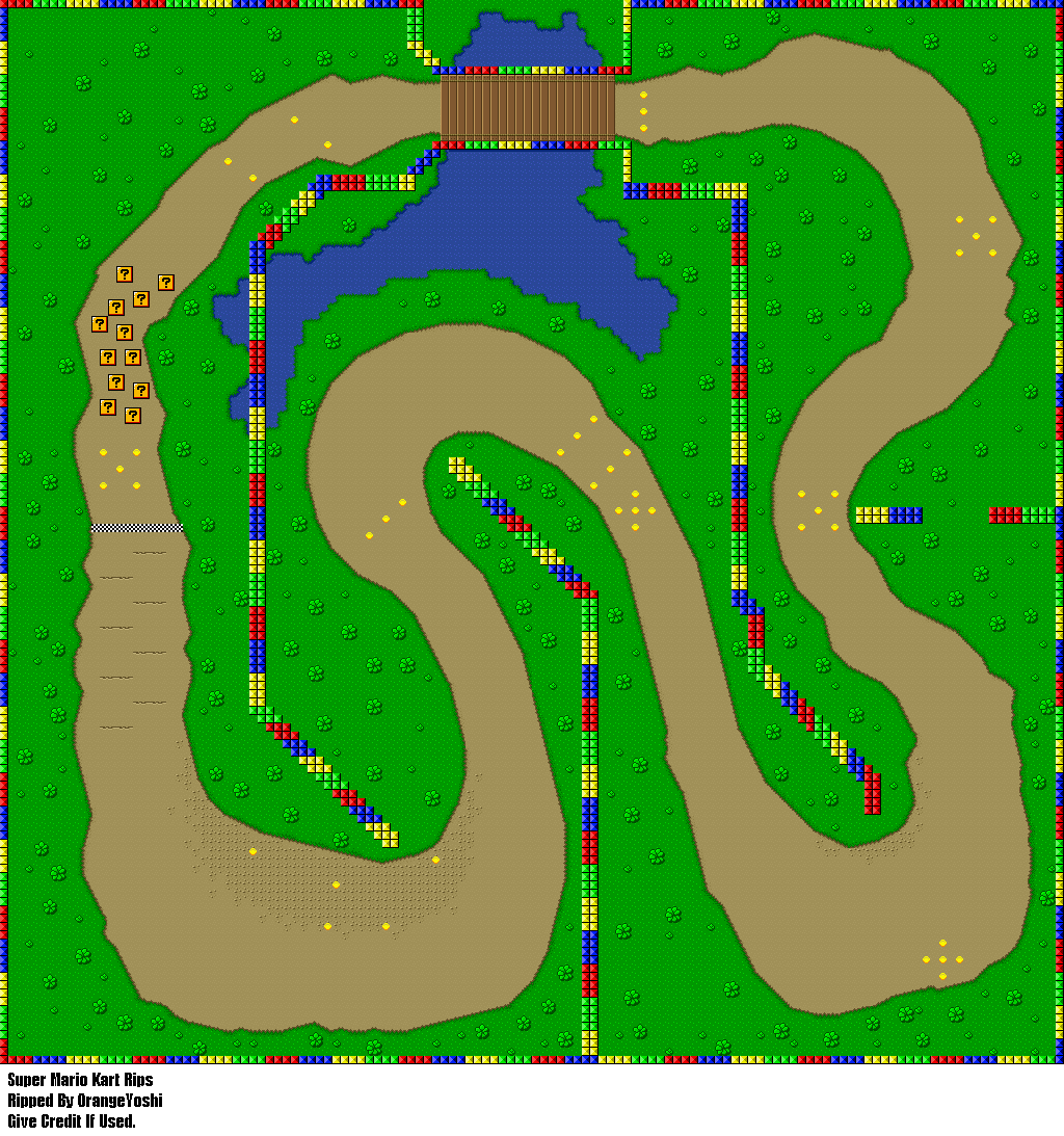 Super Mario Kart - Donut Plains 1