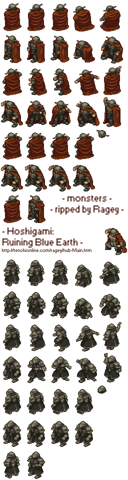 Hoshigami: Ruining Blue Earth - Monsters