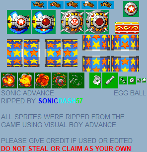 Sonic Advance - Egg Ball
