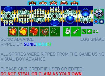 Sonic Advance - Egg Snake