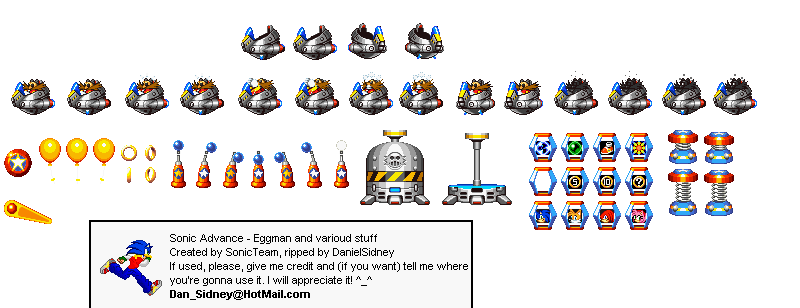 Sonic Advance - Misc. Objects