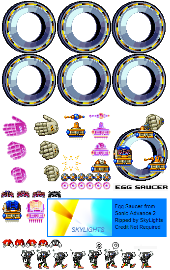 Sonic Advance 2 - Egg Saucer