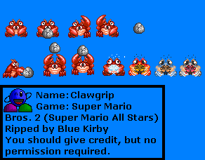 Super Mario All-Stars: Super Mario Bros. 2 - Clawgrip