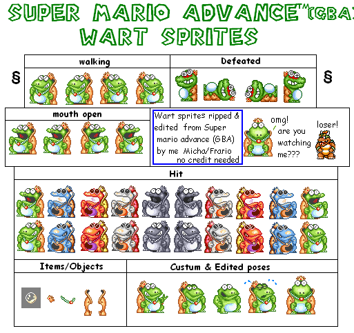 Super Mario Advance - Wart