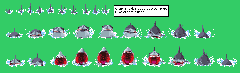 Crash Bandicoot 2: N-Tranced - Giant Shark