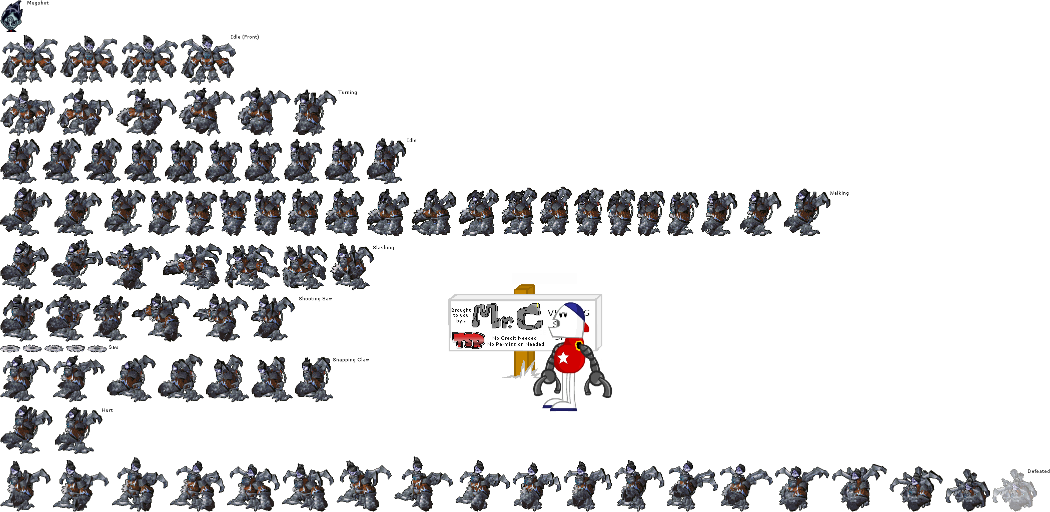 Mecha Overlord Sprites