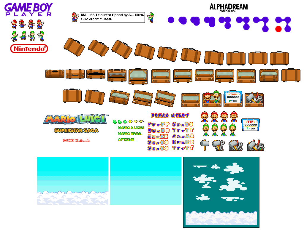 Mario & Luigi: Superstar Saga - Introduction & File Select